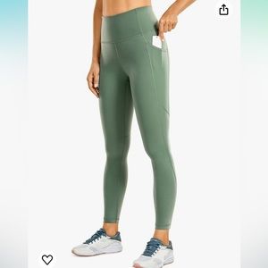 CRZ YOGA Womens Naked Feeling Workout Capris Leggings 23'' NWT